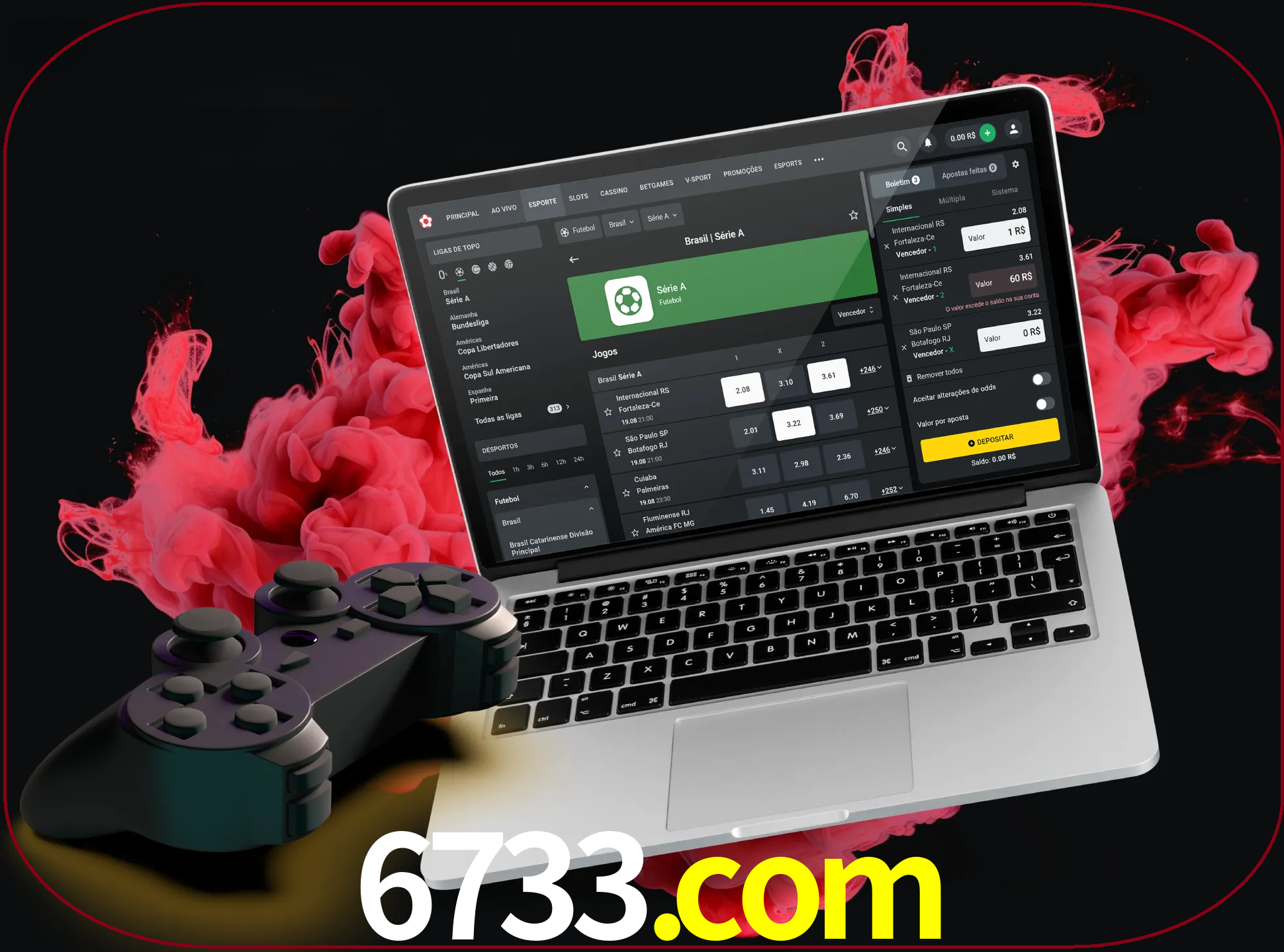 Visite a secção especial de jogos de vídeo em 6733 para descobrir em que jogos pode apostar e ganhar muito dinheiro.