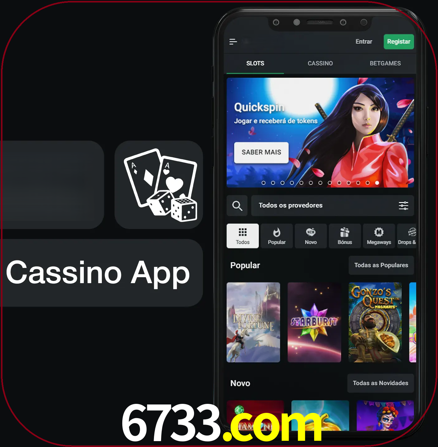 Jogue jogos de cassino e ganhe.