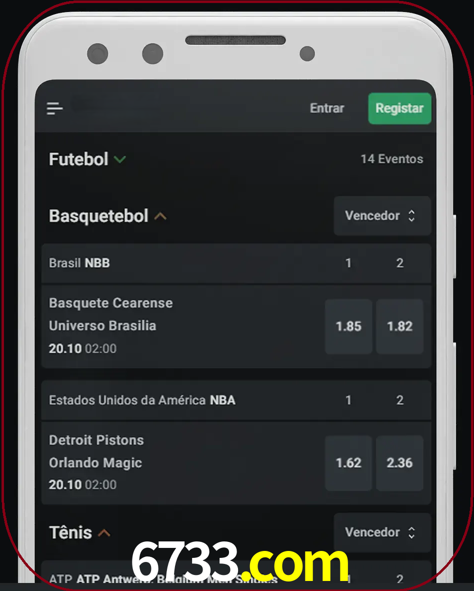 Aposte e assista aos esportes em formato ao vivo.